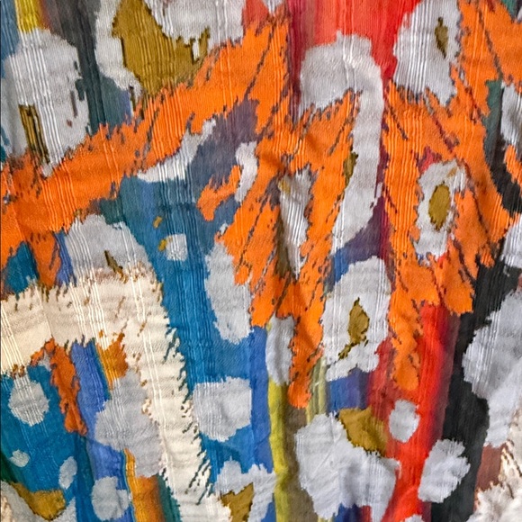 Vibrant Multicolor Kimono Wrap/ Swimsuit cover - Picture 3 of 5